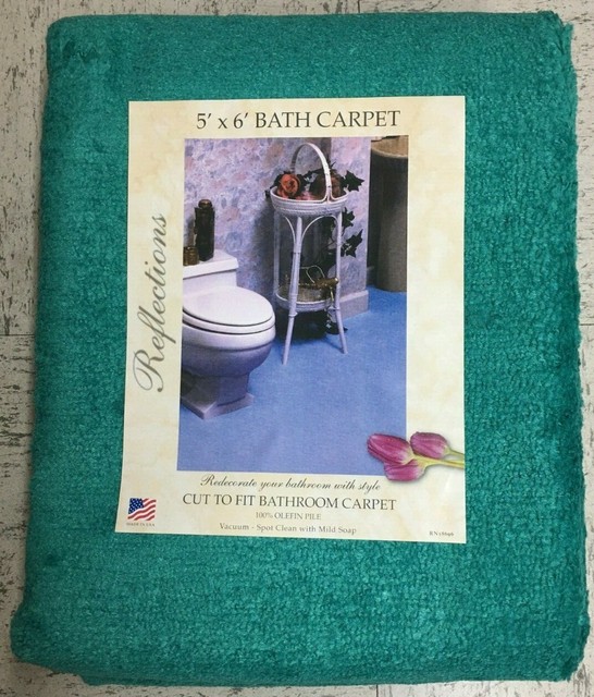 REFLECTIONS BATHROOM WALL TO WALL CARPETING, CUT TO FIT BATH RUG eBay