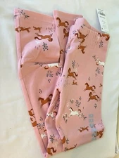 NWT Carter's Horse Floral Leggings Girls Pink many sizes