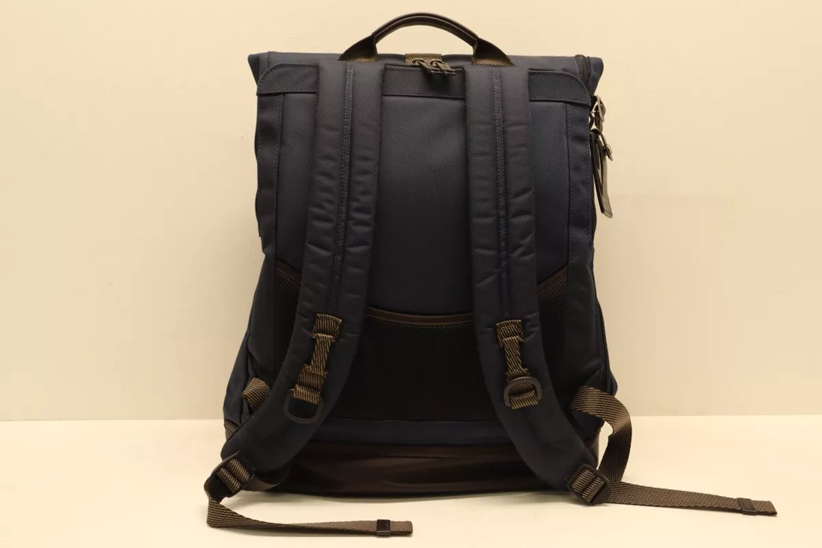 Tumi Fremont Cypress Roll Top Backpack 111760 NAVY