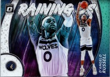 D'Angelo Russell-2020/21 Donruss Optic Raining 3s #16 Timberwolves