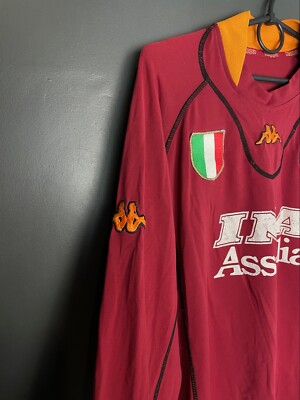 mint AS ROMA 2011-12 home football shirt Kappa maglia jersey maillot trikot WIND