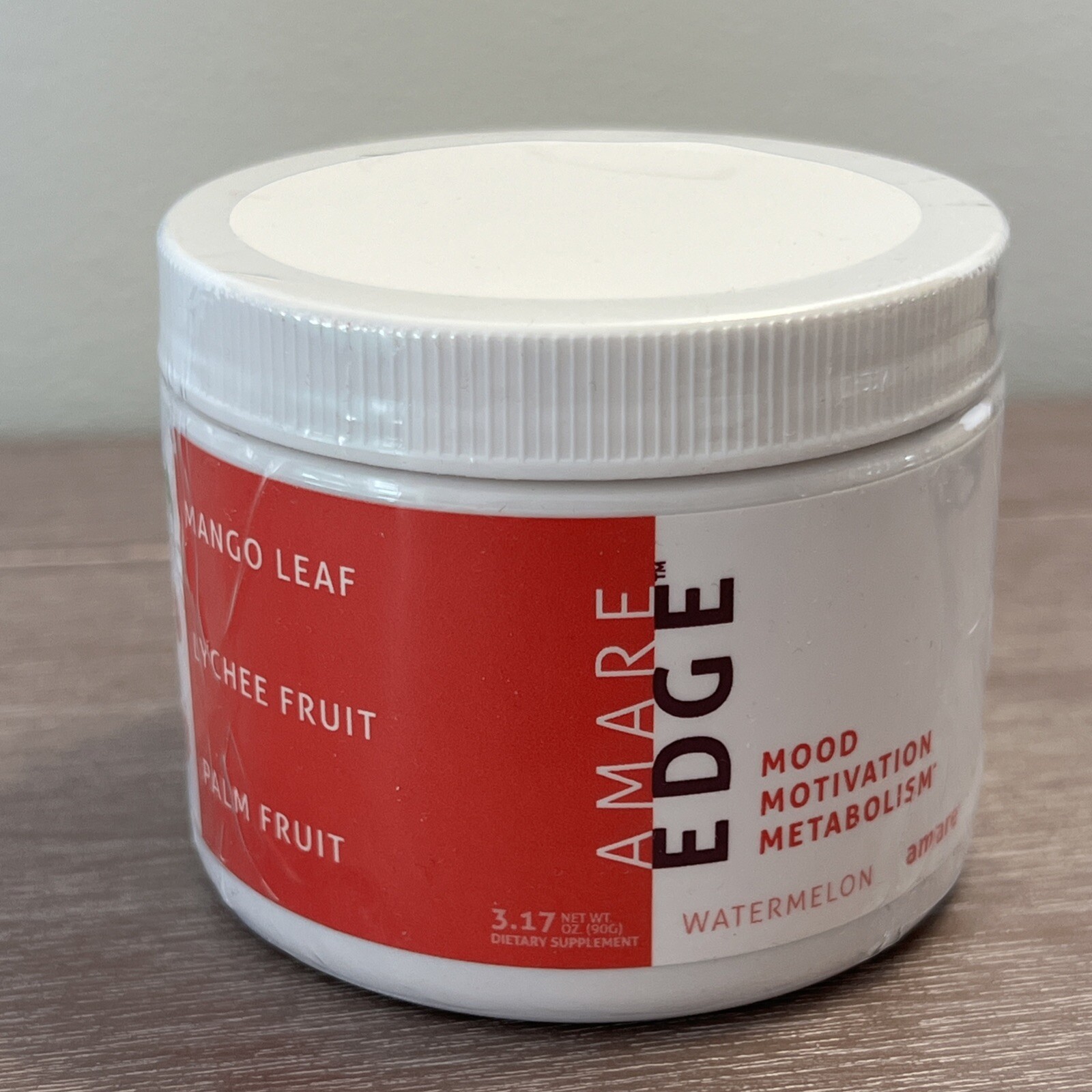 Amare Global EDGE Watermelon 3.17 oz NEW Exp. 11/25 Mood Motivation Metabolism
