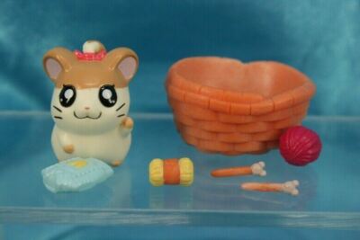 Shogakukan Ciao Epoch Tottoko Hamtaro Pencil Toppers Mini Figure Set Barrette