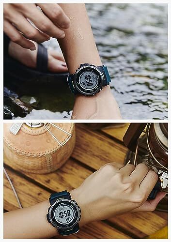 Casio Pro Trek Climber Line Wristwatch Radio Solar Biomass Plastic PRW-35Y-3JF - 第 4/5 張圖片