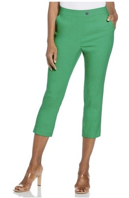 Rafaella Women's Stretch Capri Pant Green Size 6