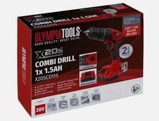 Olympia X20SCD215 20V Combi Drill – 2 x 1.5Ah Batteries + Charger.