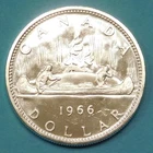 1966 Canada Silver Dollar - Uncirculated