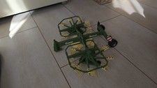 Bruder 02216 Krone Schwader Anh&auml;nger Zubeh&ouml;r Traktor Heuwender Kreiselwender