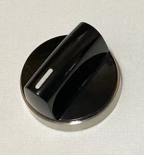One black Bosch cooktop burner control knob part # 00615605 stove