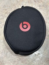 Genuine Beats by Dre Soft Fabric Zip Case for Beats Solo 3 Headphones Great Cond