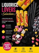 ?? LIQUORICE SHERBET FOUNTIAN, BASSETTS, WANDS, STICKS. GIFT WRAPPED GIFTBOX