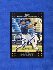 Corey Hart 2007 Topps Card #404 Milwaukee Brewers Autograph auto Signed W’