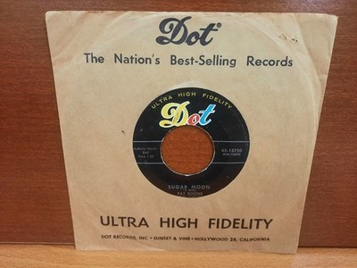 45 / Pat Boone / 1958 / Sugar Moon / Cherie, I Love You