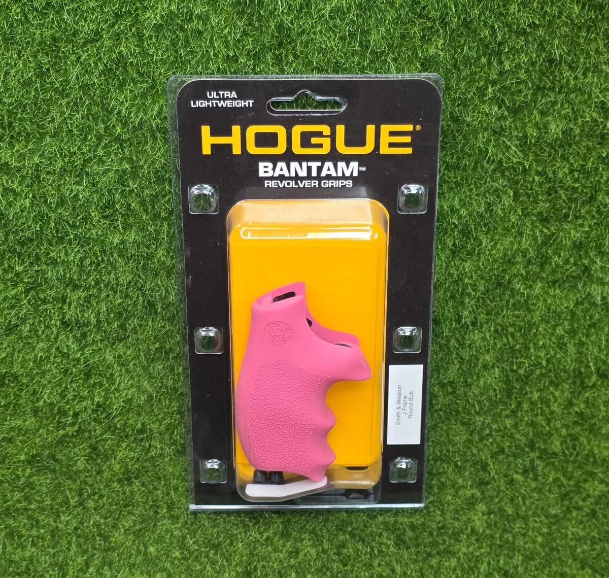 Hogue S&W J Frame Rubber Bantam Style Grip, (Closed Backstrap