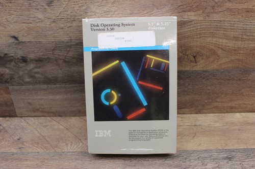 IBM Disk Operating System DOS wersja 3.30 Dysk 3.5"/5.25" ZAPIECZĘTOWANY - Dyski