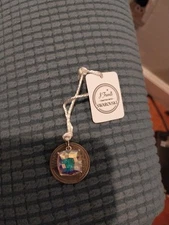 J Francis Embellished w/ Aurora Borealis Crystal/ Swarovski Solitaire 14 x 14mms