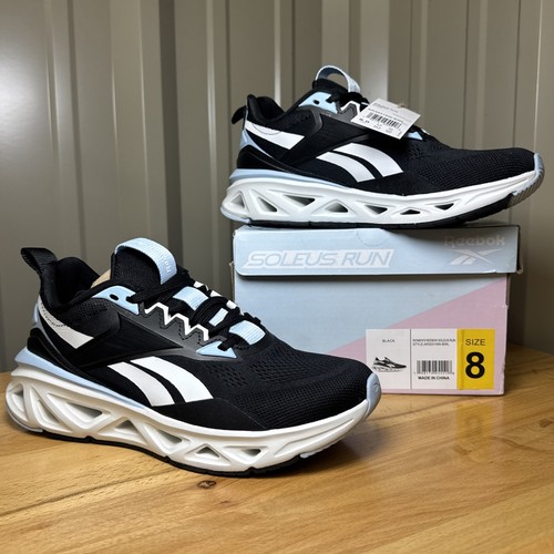 Reebok Soleus Run Black/White/Blue Women’s Size 8 NIB