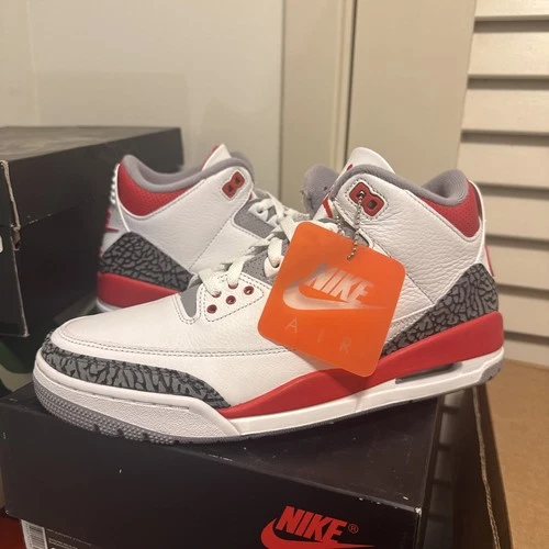 Size 9.5 - Air Jordan 3 Retro Mid Fire Red DN3707-160 Men’s