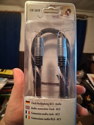 Schwaiger CIK 5610 Cinch-Kabel AC3 Audio Verbindung Kabel 1m