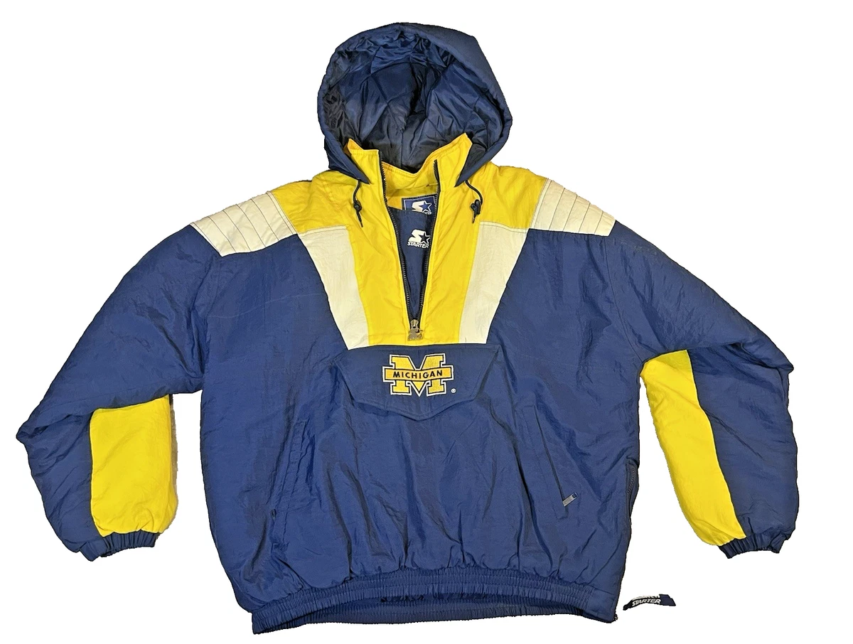 Starter Michigan フード付きジャケット M Las mejores ofertas en Chaquetas de la NCAA Starter Michigan