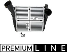 Intercooler Mahle CI 77 000P per PORSCHE, VW