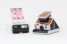  Near Mint Polaroid SX-70 Land Camera V1, refurb by BFC, with MiNT Flash Bar 2