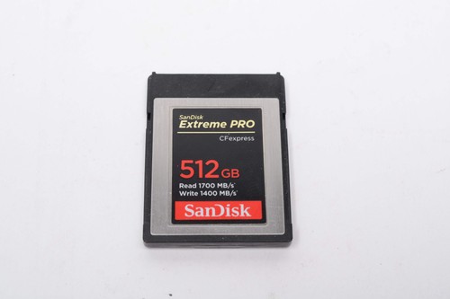 SanDisk 512GB Extreme PRO CFexpress Type B Memory Card, Formatted