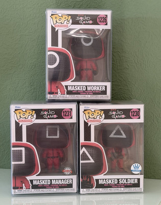 Funko Pop! Television Squid Game Exclusive Set 1226/1230/1231 (3er)