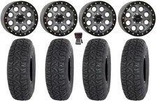 System 3 SB-7 Bdlk 15"Wheels Ti (4+3) 33"Chicane LT Tires Ranger 1500&Xpedition