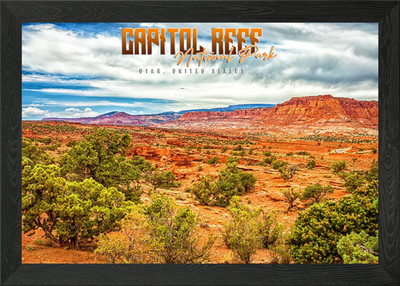 Capitol Reef Nationalpark Gerahmtes Wandbild Poster Leinwanddruck Bild