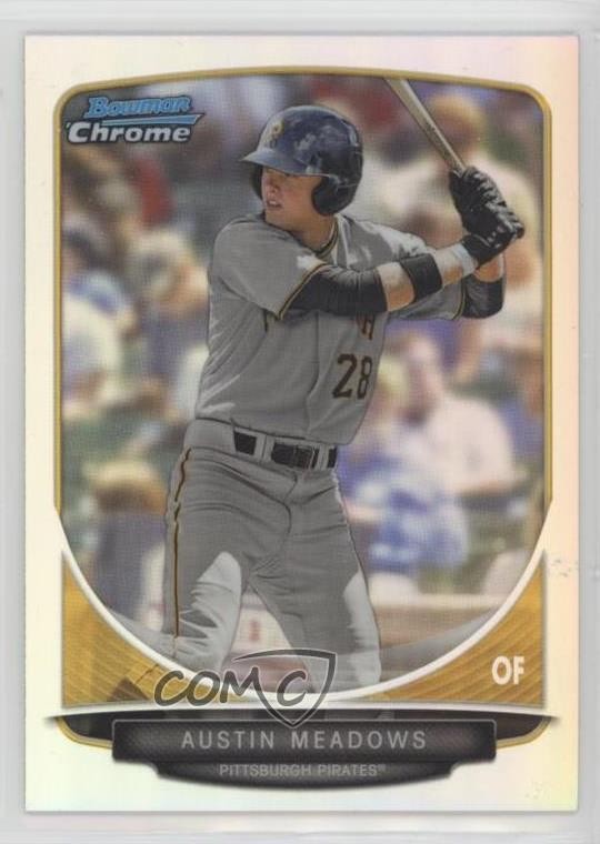 2013 Bowman Draft Draft Picks Chrome Refractor Austin Meadows #BDPP5 4l3