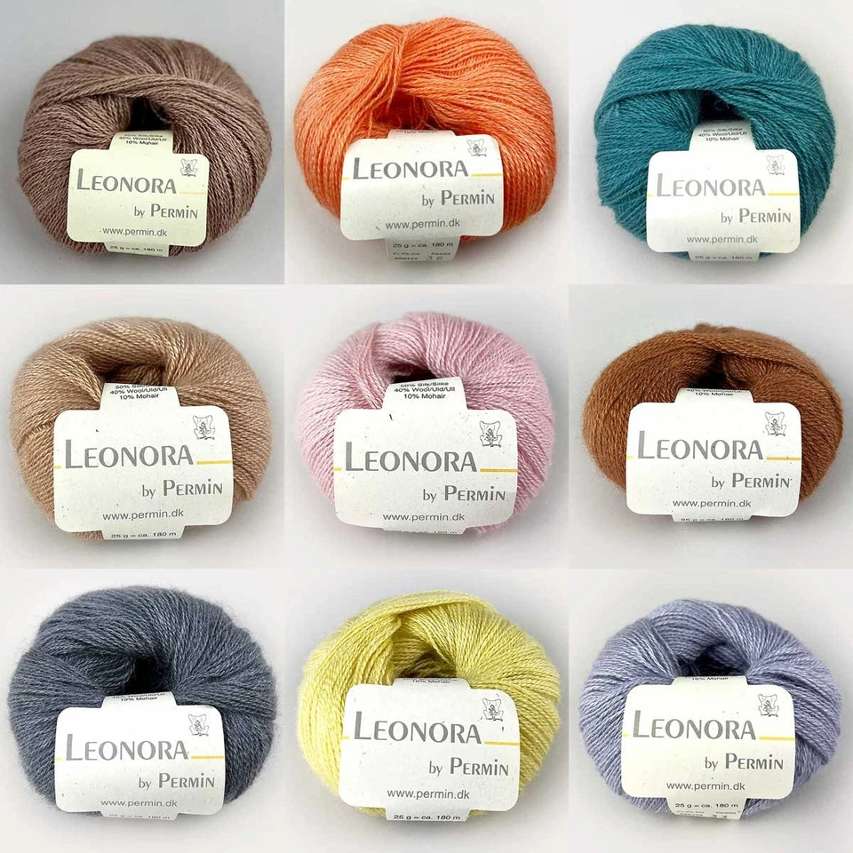 Leonora by Permin – Fil luxueux soie, laine & kid mohair - Photo 1/1