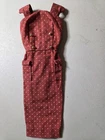 Vintage Mattel Barbie Red Polka Dot Sheath Dress