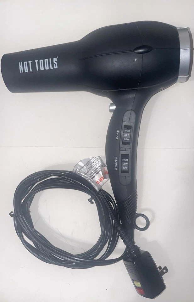 Hot Tools 1023 Hair Dryer 1875 Watt Ionic Turbo - Image 3 of 4