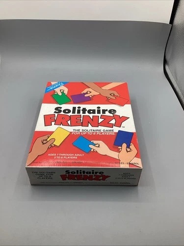 Solitaire Frenzy Card Game COMPLETE Jax 2002 By Makers Of Sequence Up 2-6 Player