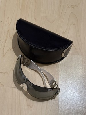 Bulgari 6017-B Oversize-Sonnenbrille mit Kristalldetails. Top Zustand