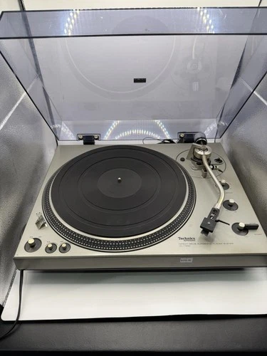 Vintage Technics SL-1300 Direct Drive Automatic Turntable With Dust Cover Works
