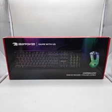 iBUYPOWER Chimera KM7 RGB Gaming Keyboard & Mouse Combo – New Sealed Box