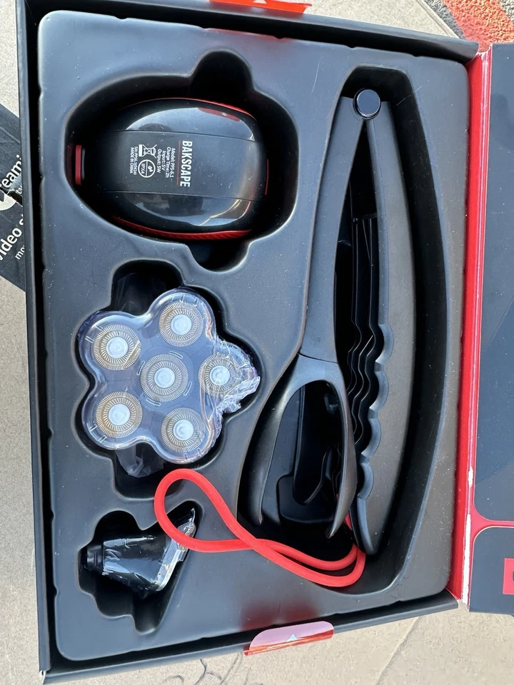 Bakscape Mens Shave Kit Bak Shaver Trimmer Accessories Bak Kit NEW SEALED! - Image 2 of 4