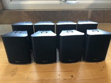 4 Pairs QTX Sound/Adastra 100.902 4" Indoor/Outdoor Speakers & Brackets - READ