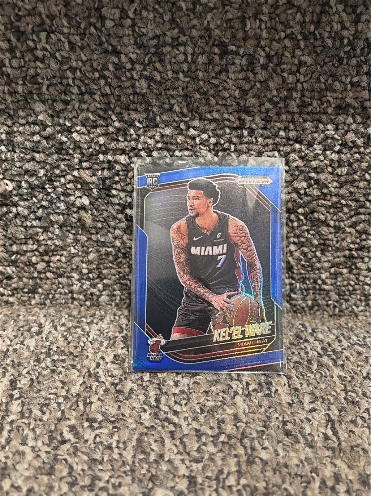 2024-25 Panini Prizm Black Kel'el Ware #156 RC Rookie Blue /199