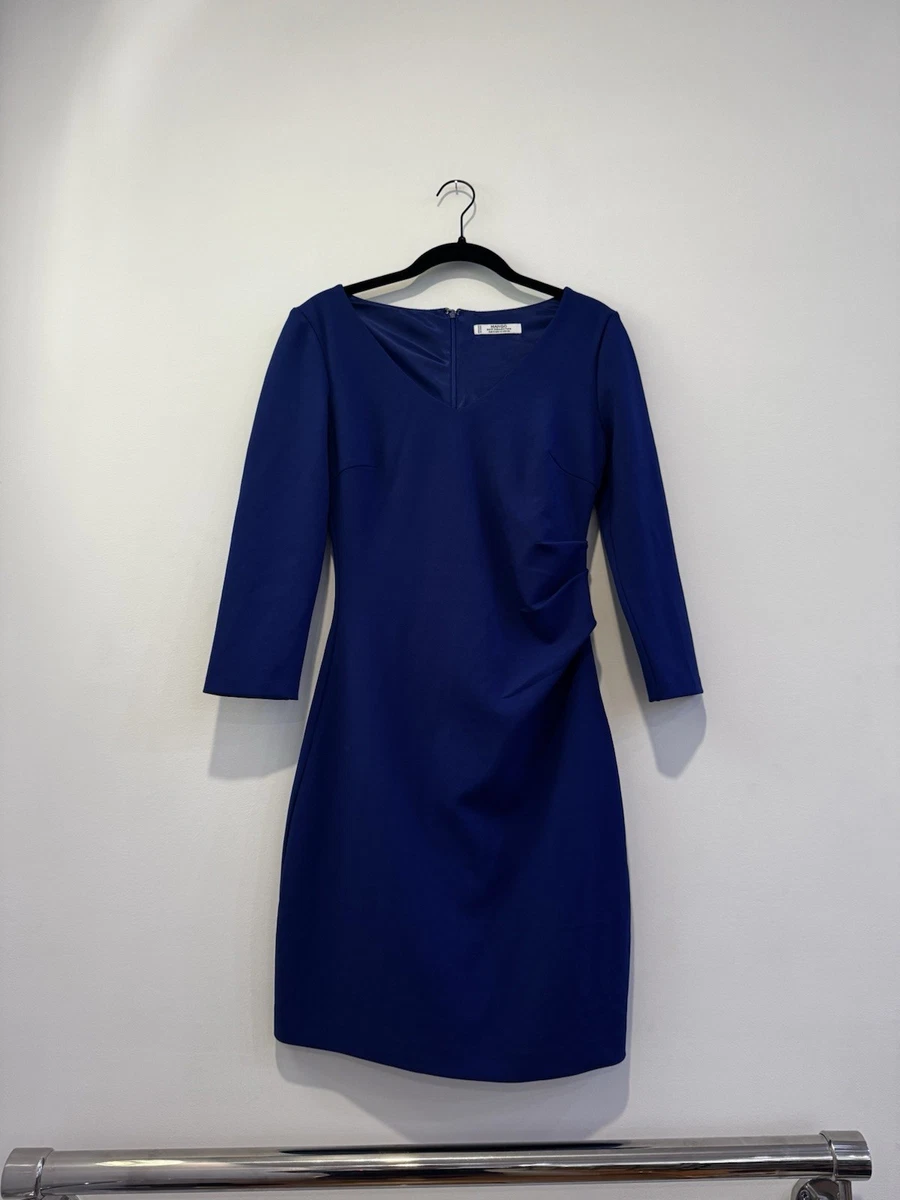 mango royal blue dress Tango Sparkle Cha Cha  Blooming Boutique Crafted from a soft blend of viscose and elastane Asymmetrical wrinkled-effect dress