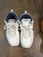 Size 9 - Nike Air Monarch IV White Navy