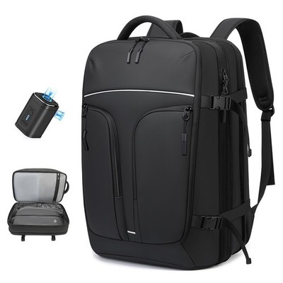 Vacuum Compression Backpack for Travel, 47L Expandable Backpack with Pump, 17...