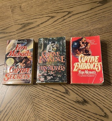 Lot Of 3 Vintage Paperbacks, by Fern Michaels  Captives Series