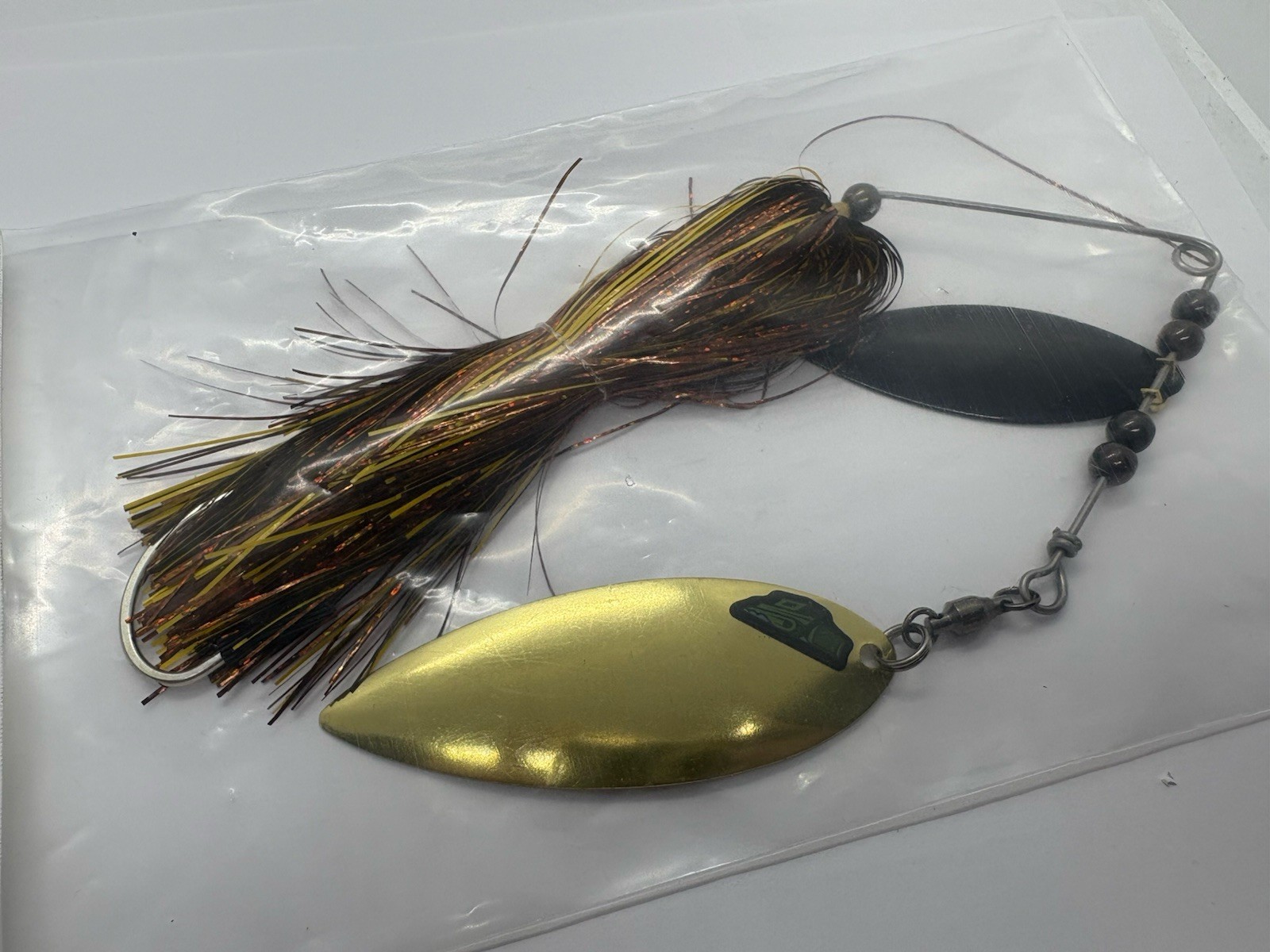 8” Duke’s Dozerz 1.5oz Wu Banger 8/6 Willow Bowinkle Spinnerbait Musky Lure - Image 2