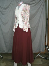 Victorian Dress Edwardian Costume Civil War Reenactment Style