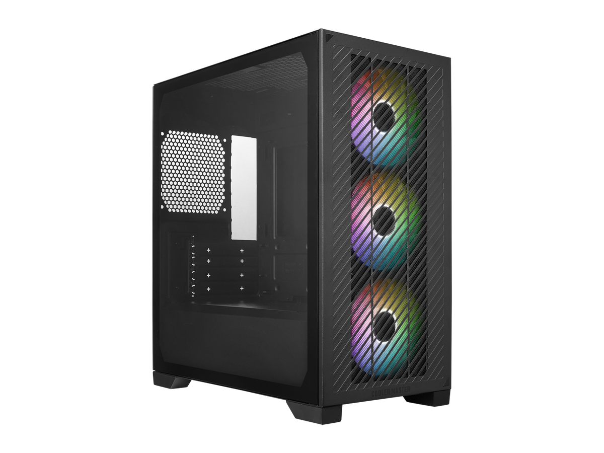 Cooler Master Elite 301 Micro-ATX High Airflow PC Case - Black
