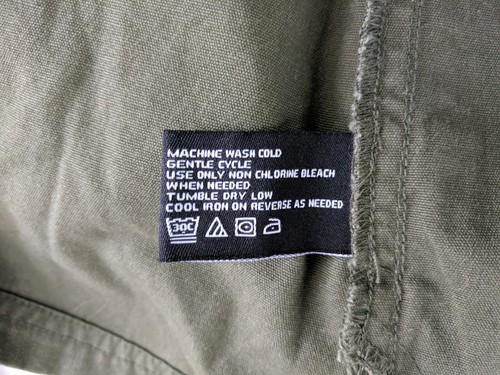 Coffee Shop Future Is Female Womens Large Jacket Green Embroidered Military - Picture 12 of 12