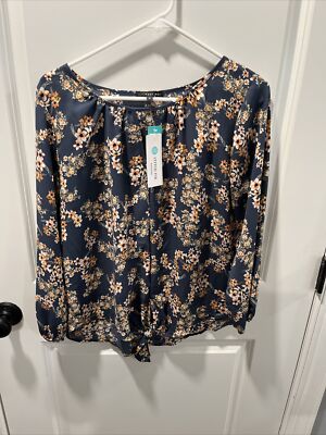 West Kei Casita Tie Front Blouse | eBay